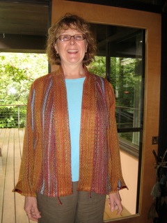 Woven jacket Cheryl Laurenzo.